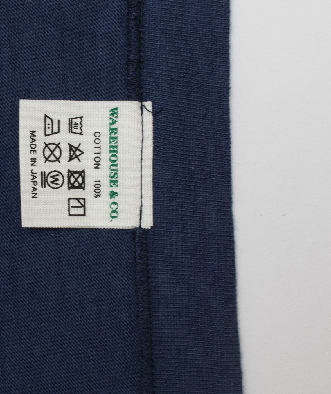 Ringer tee navy/cream Warehouse & Co.