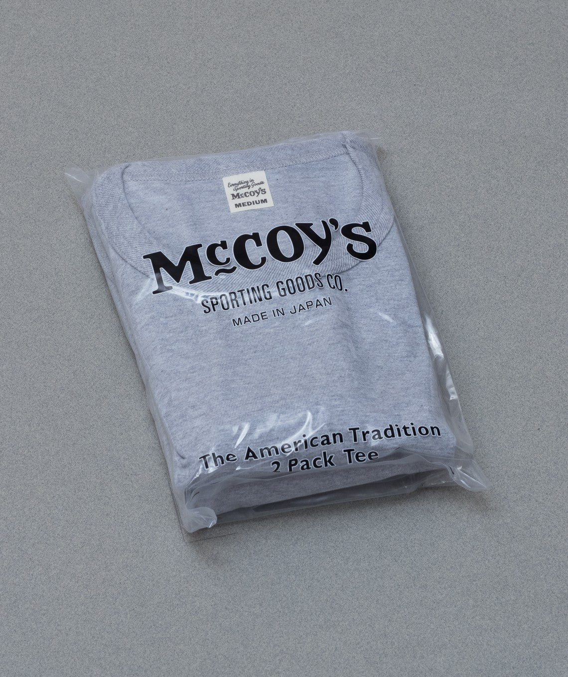 Pack tee 2pcs grey The Real McCoy's