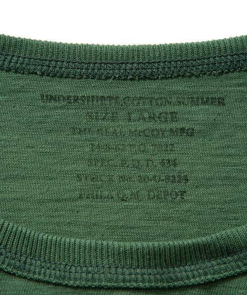 Cotton Summer Tee Olive The Real McCoys