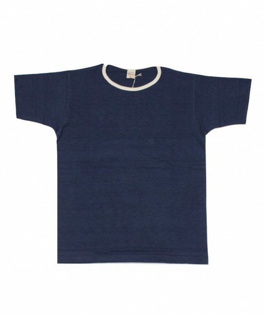 Ringer tee navy/cream Warehouse & Co.