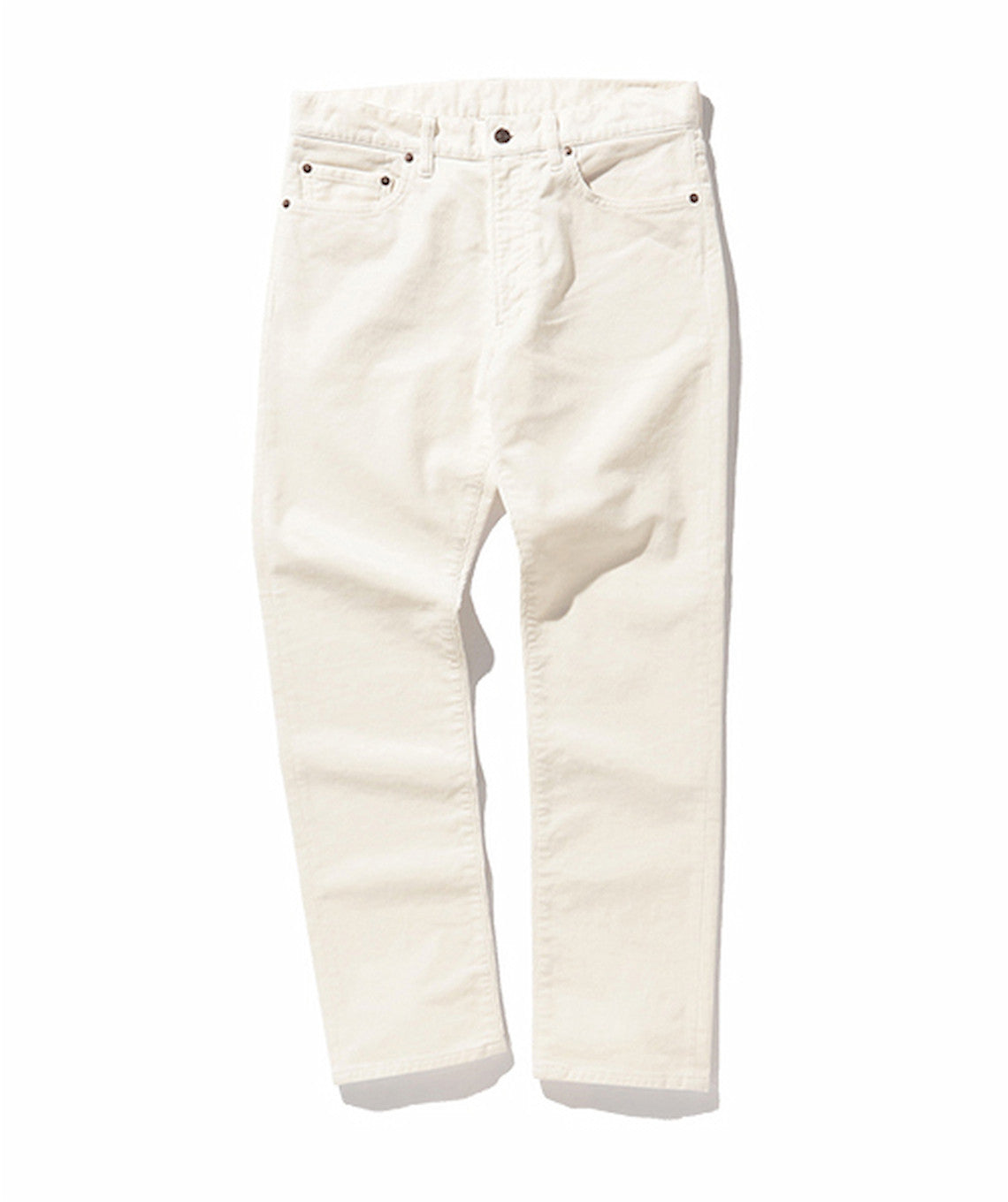 5 Pkt Corduroy Off White
