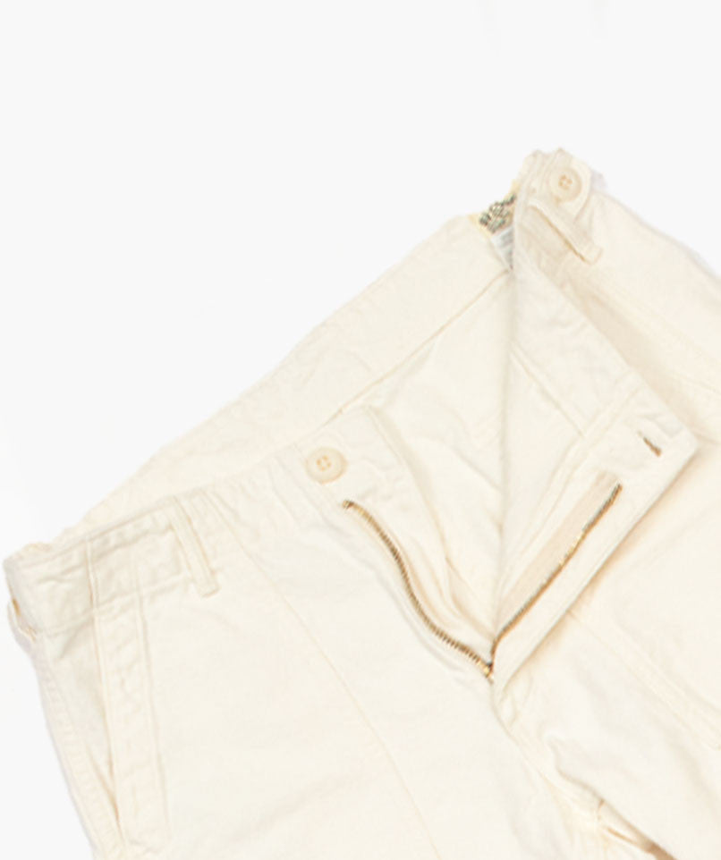 Fatigue pants White Slim Fit