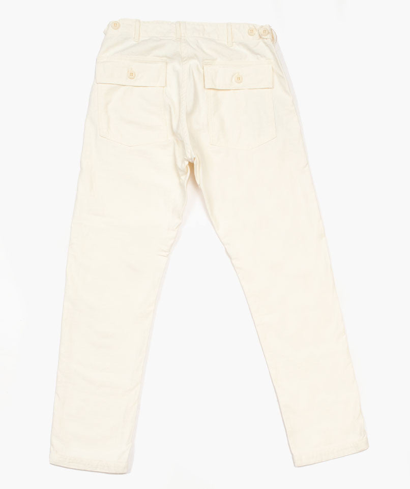 Fatigue pants White Slim Fit