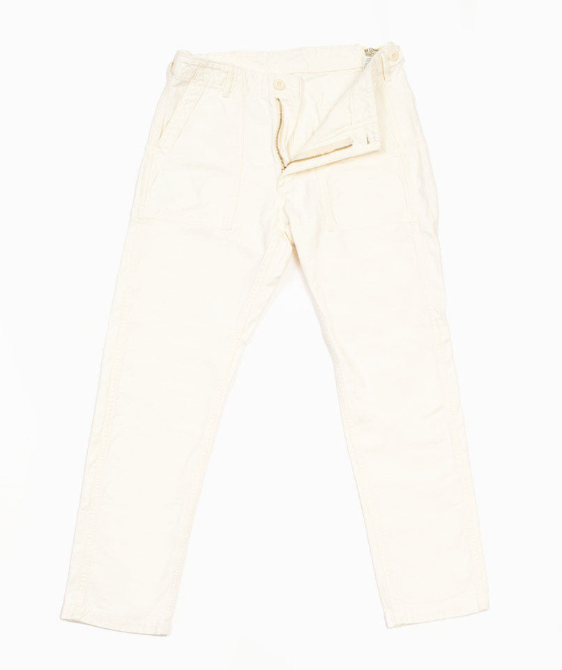 Fatigue pants White Slim Fit