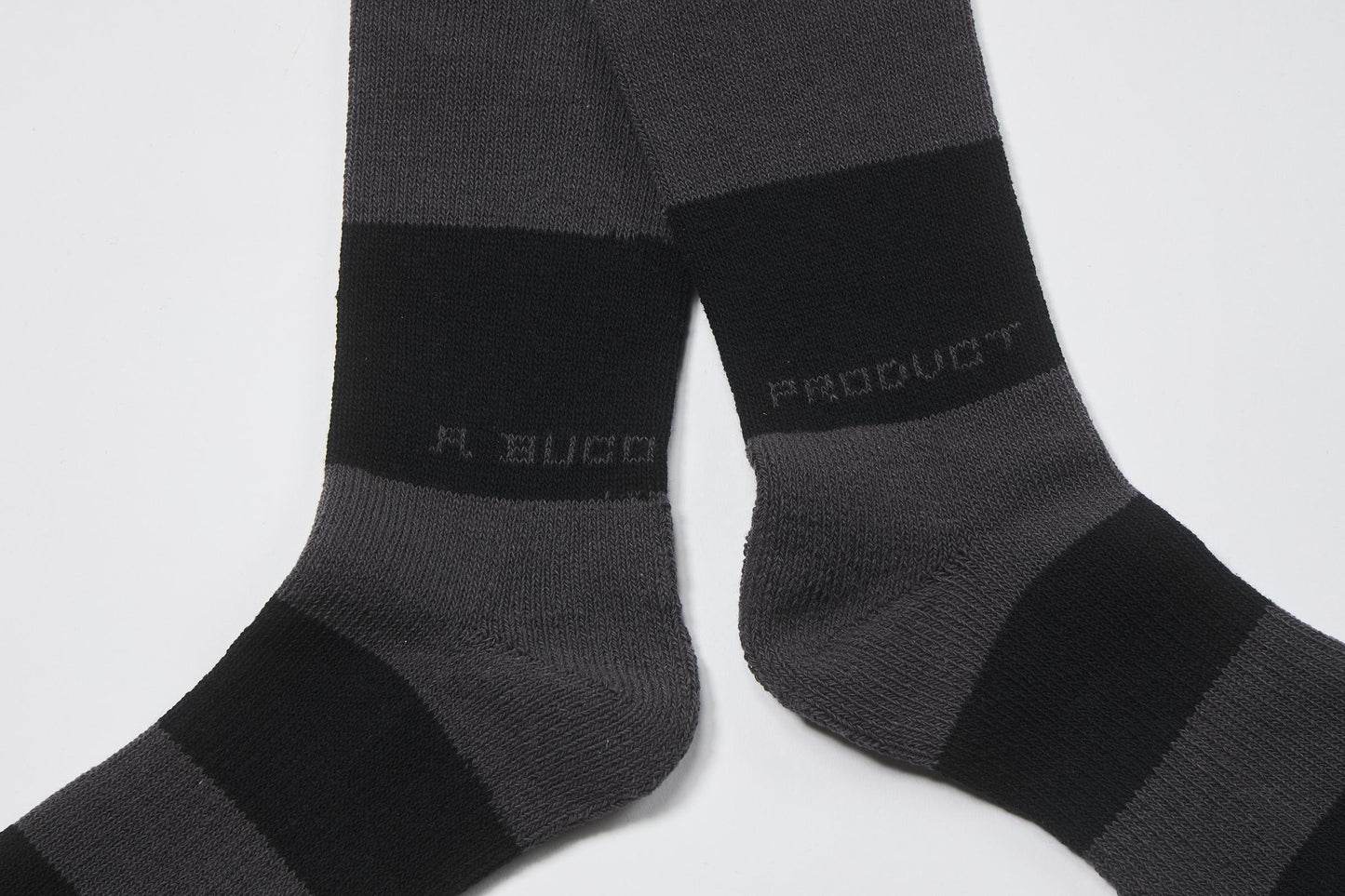 Buco Striped Socks Grey