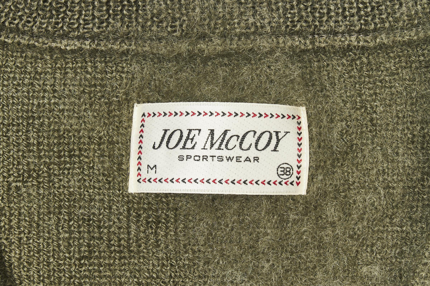 JM Mohair V-Neck Green
