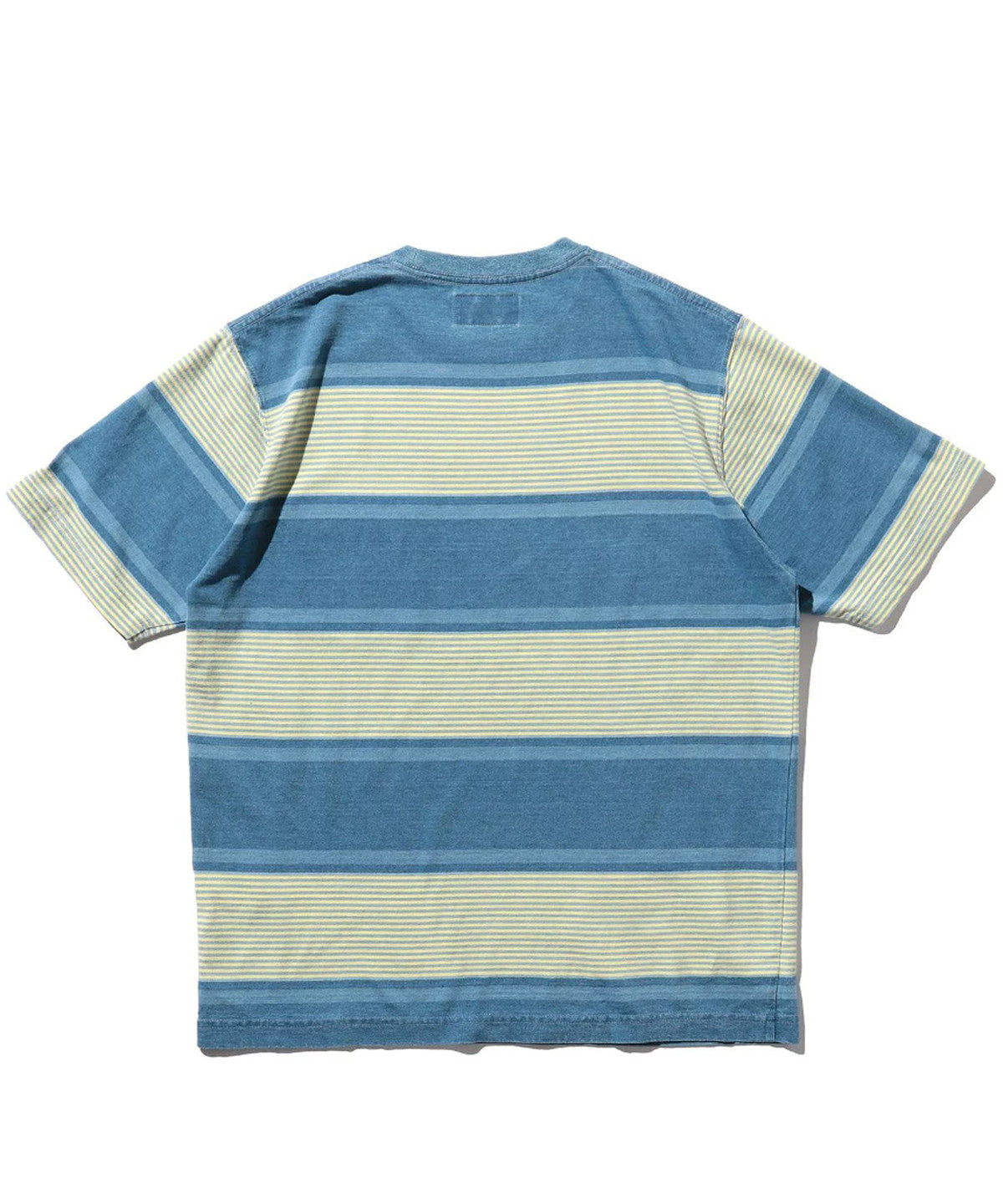 Pocket Tee Indigo Stripe Sax