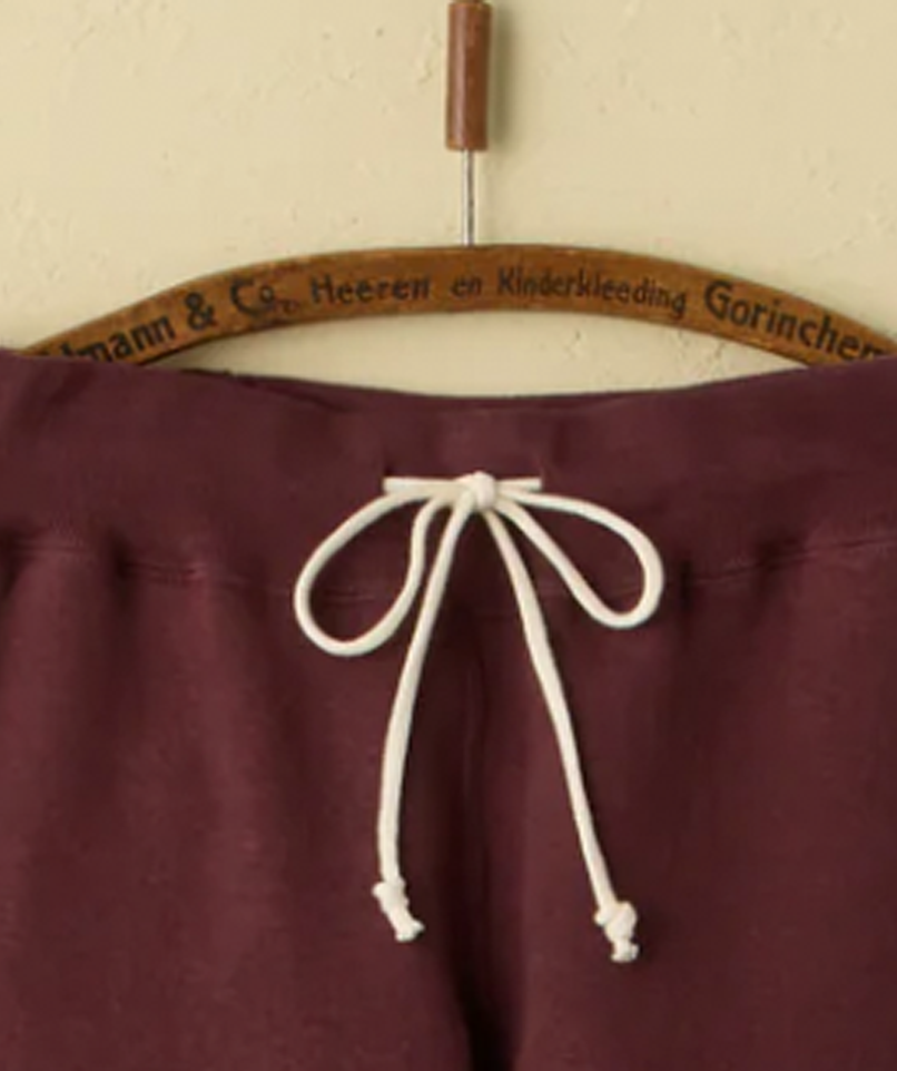 Loop wheel Sweatpants Bordeaux