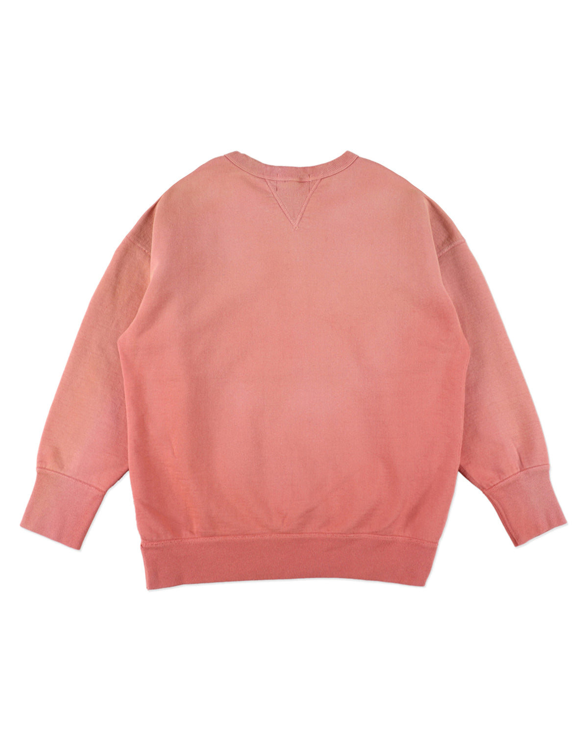 Faded double V Sweatshirt Red