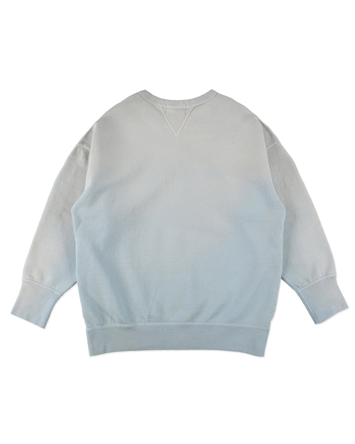 Weathered double V Sweatshirt L.Blue