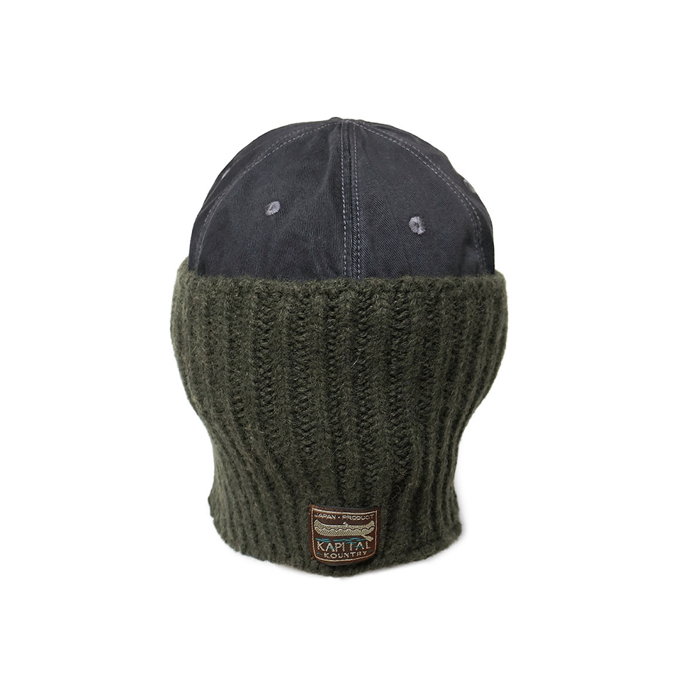 Wool Knit Cap On
