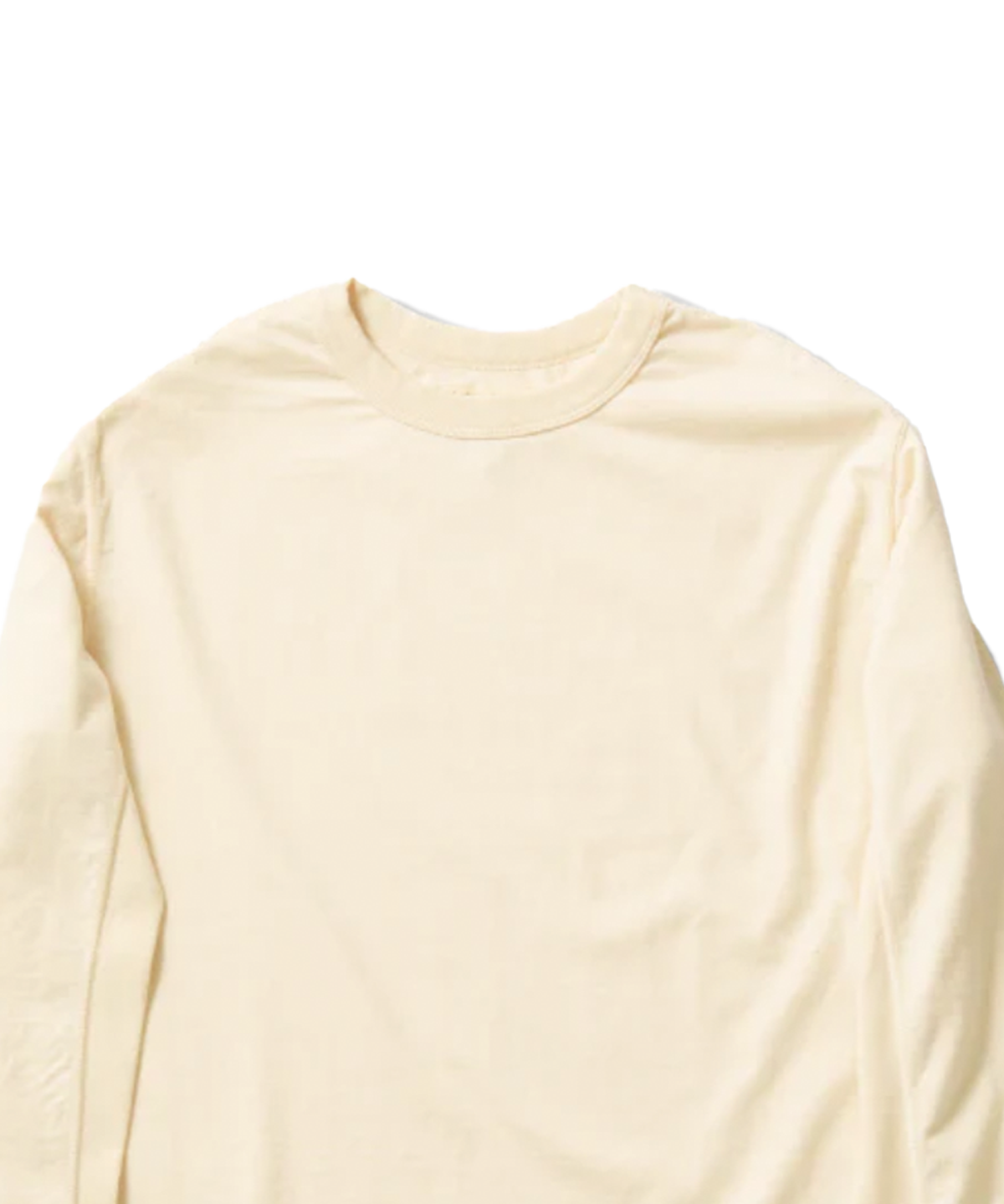 Flat Seam Longsleeve Heavyweight Ecru