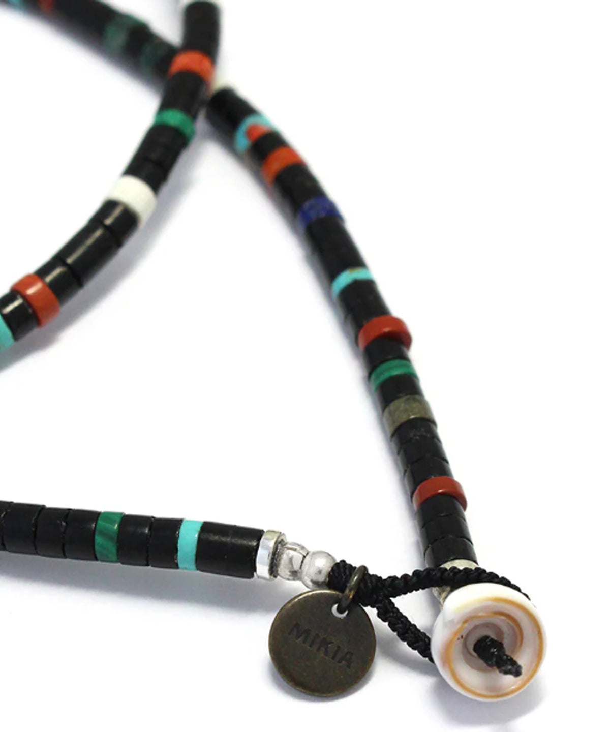 Heishi Jet Multi Necklace