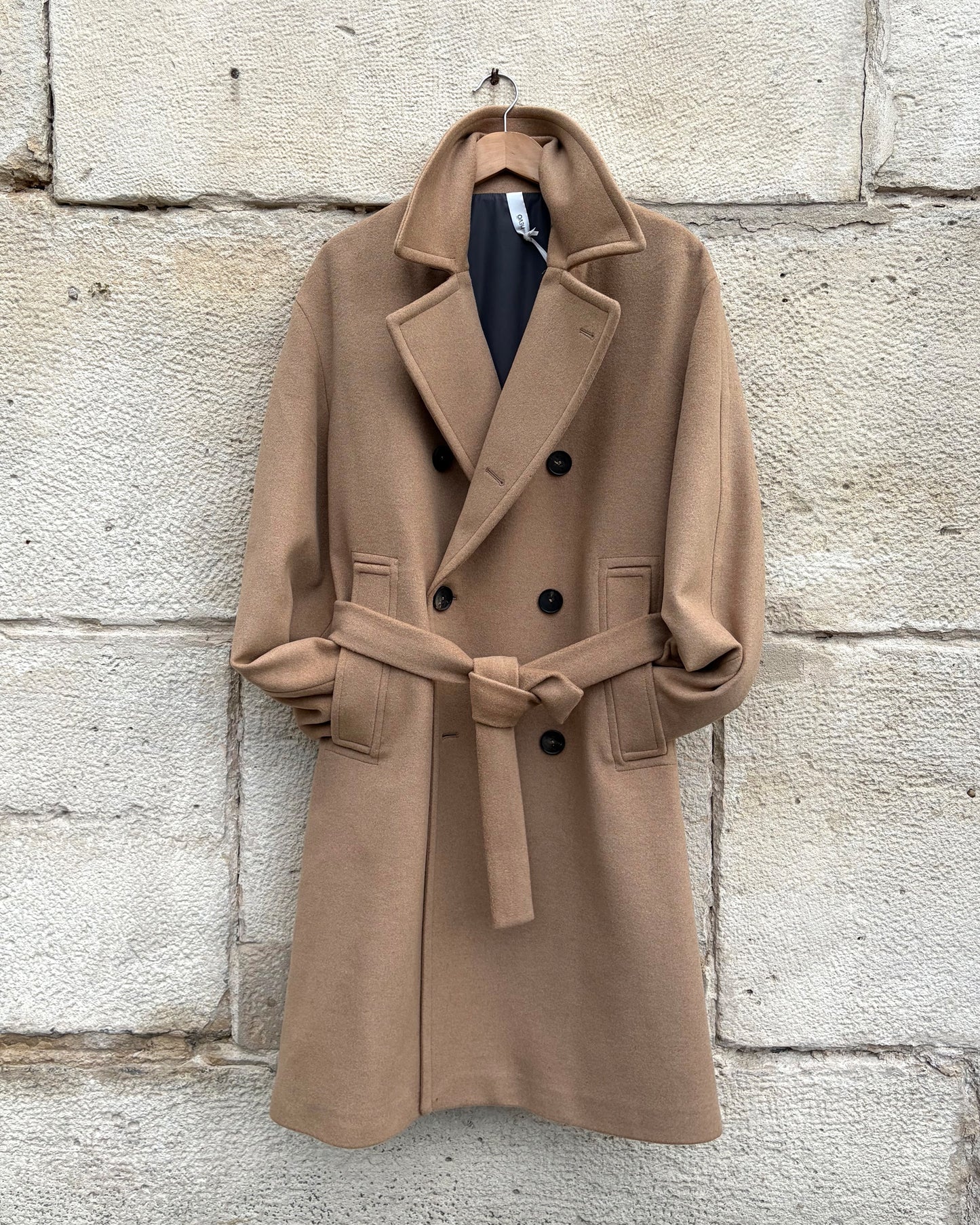 Italian Wool Coat Camel