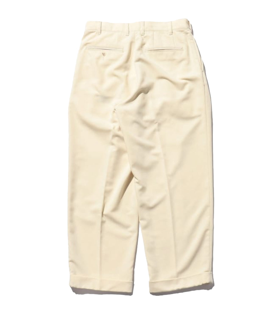 2 Pleats Trousers PE Twill OYSTER