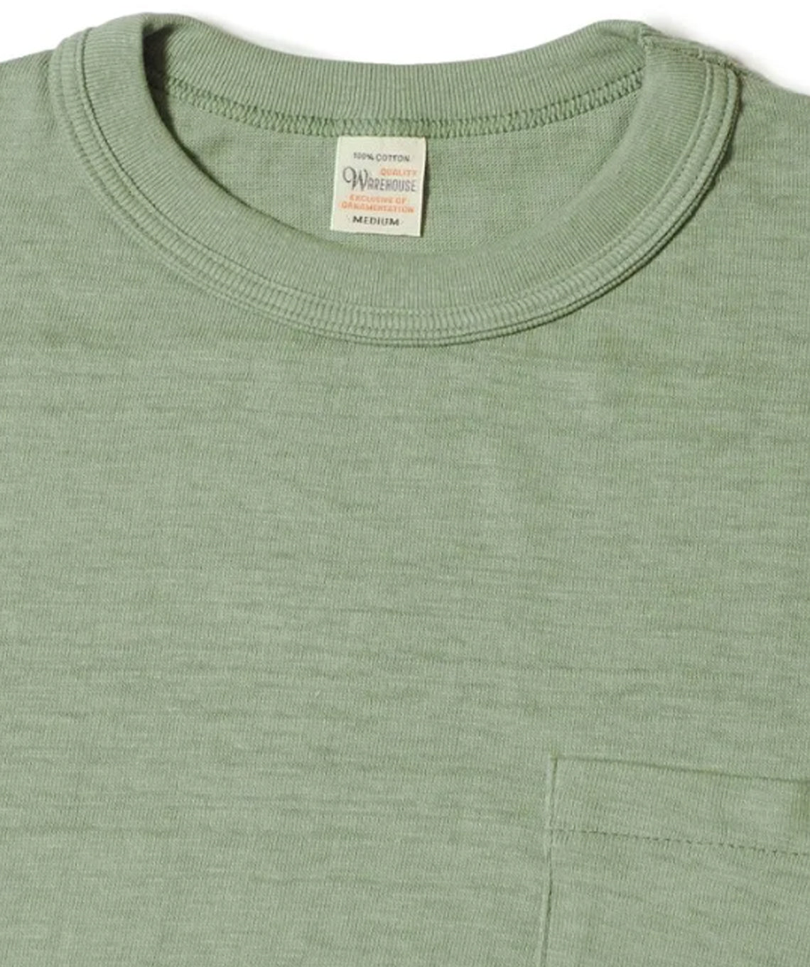 Slub Pocket Tee lot 4601 Pale Green