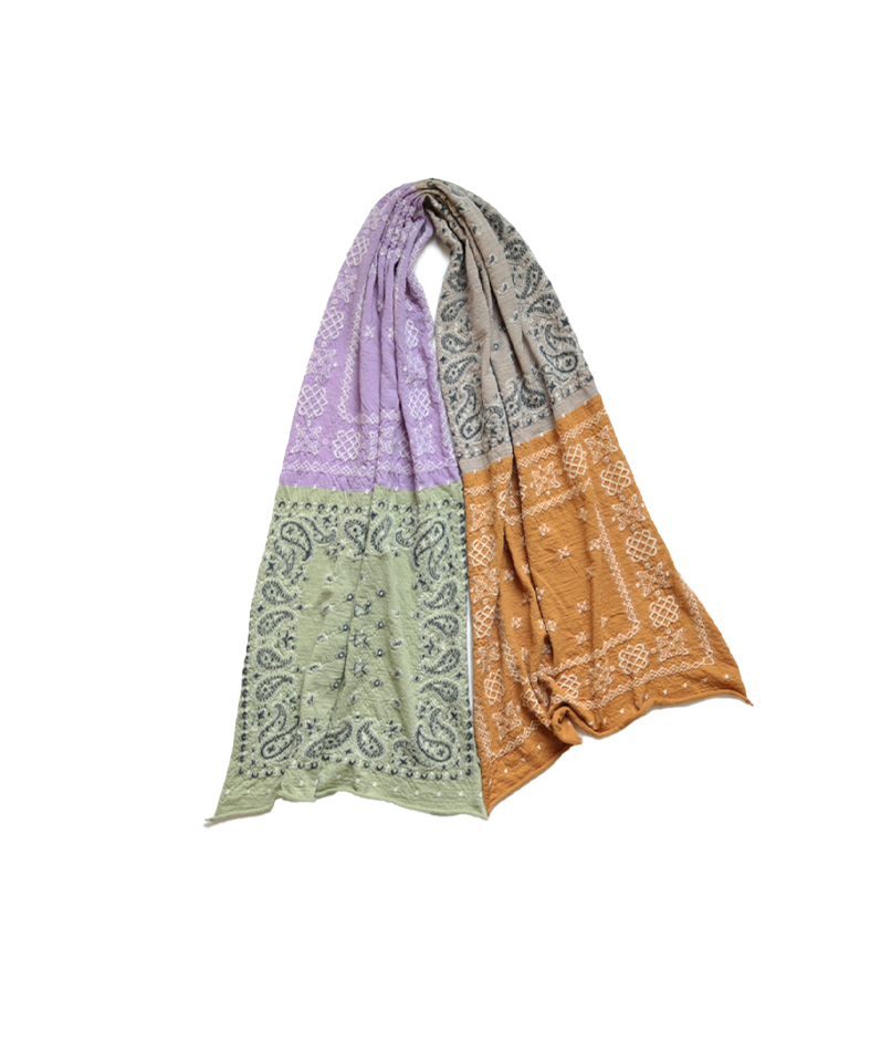 Wool Scarf Pastel Bandana