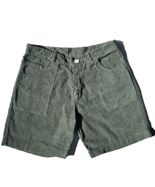 Corduroy Fatigue Short Khaki