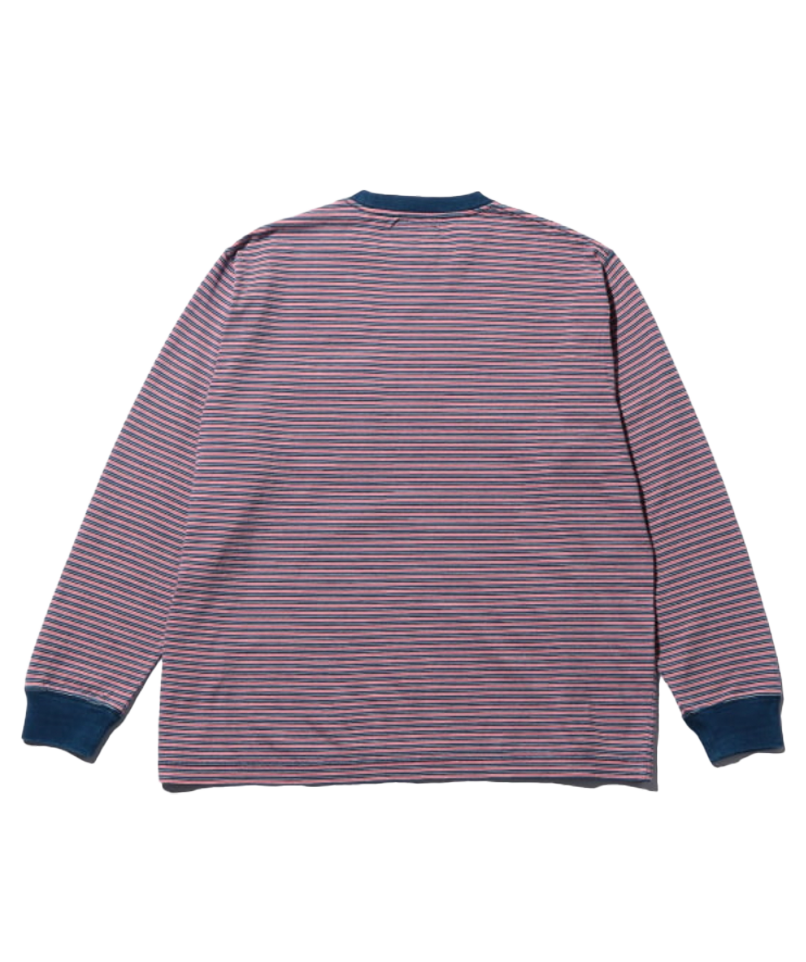 Pocket Tee Stripe Rouge