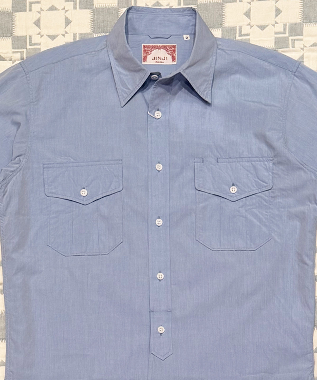 New Travel Shirt Blue