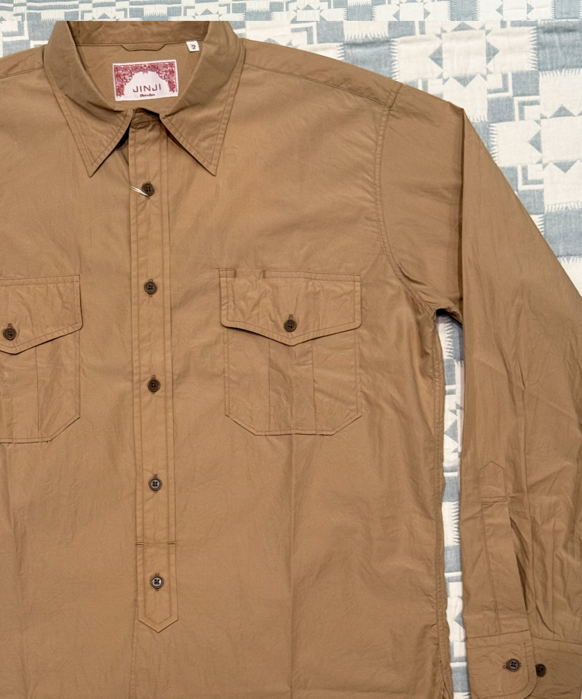 New Travel Shirt Beige