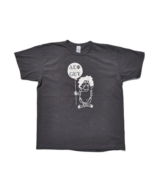Crew neck Tee "AEF" Charcoal