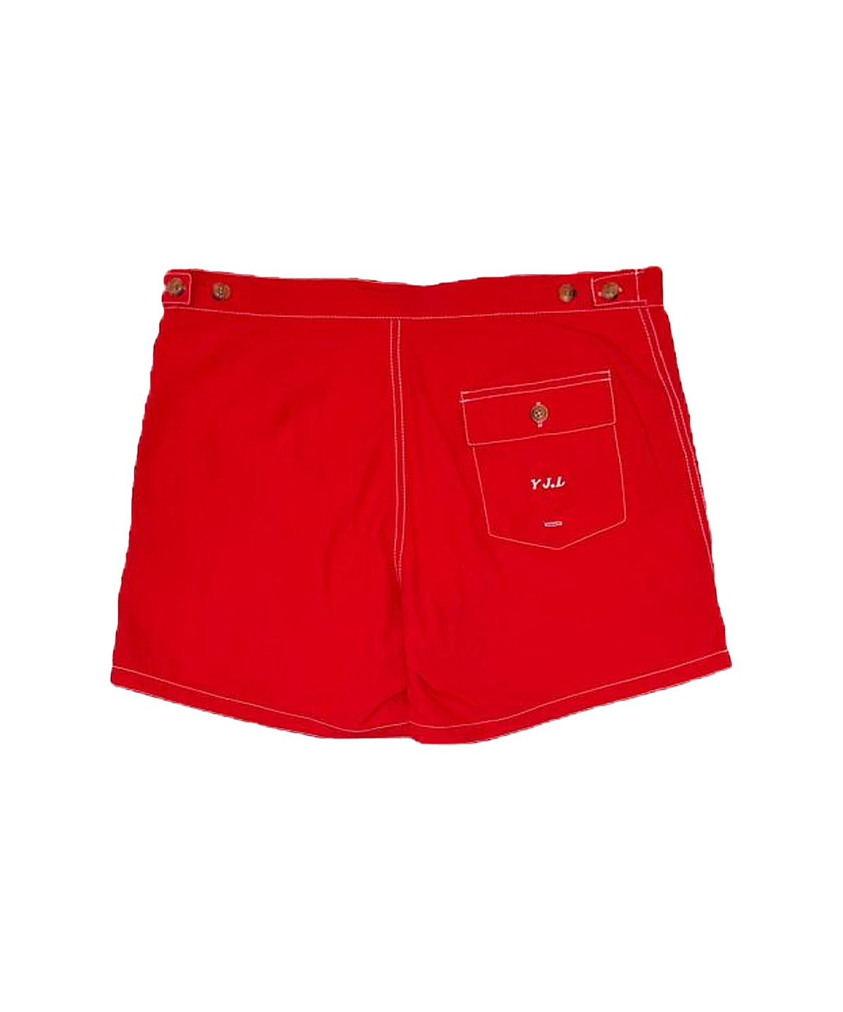Short De Bain Rouge "Lifeguard"