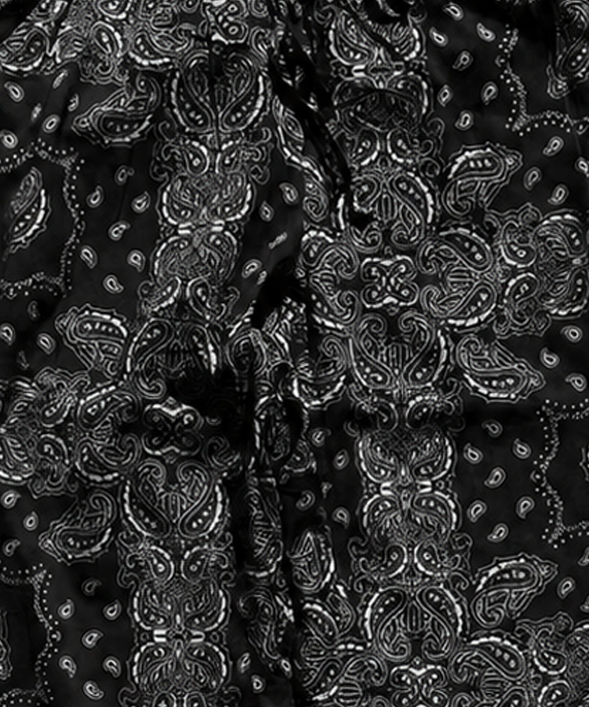 Print Bandana Pants Black