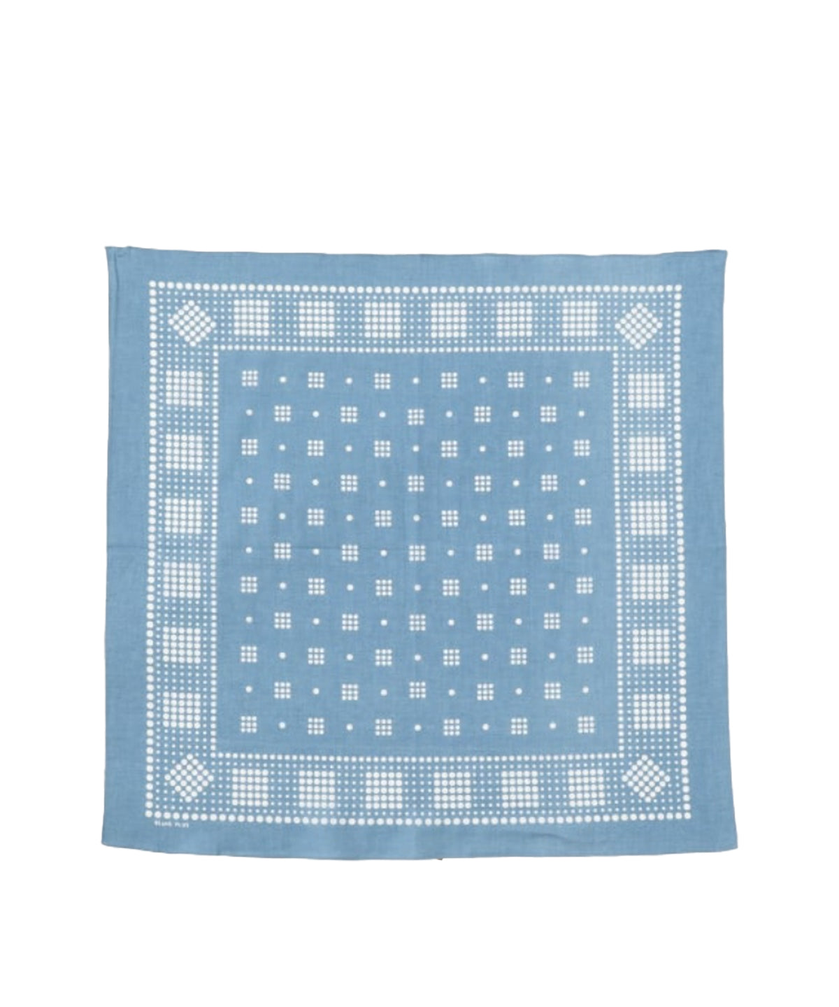 Bandana Light Blue Big Dot