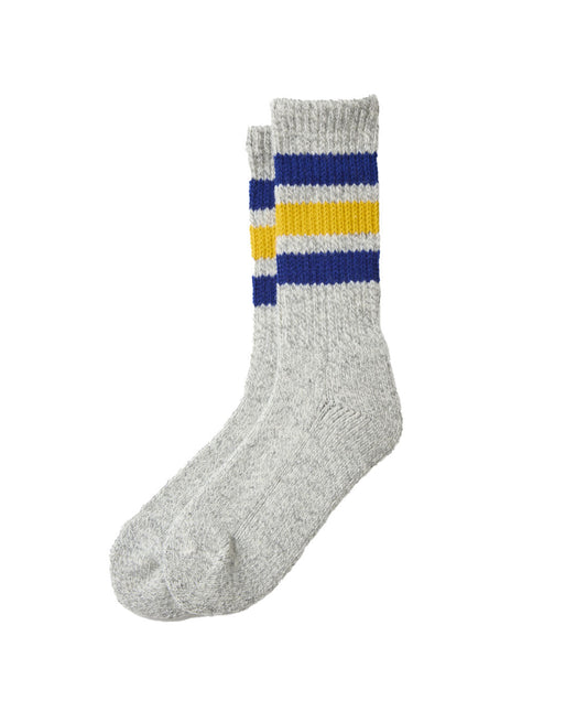 Oldschool socks Blue/Yellow