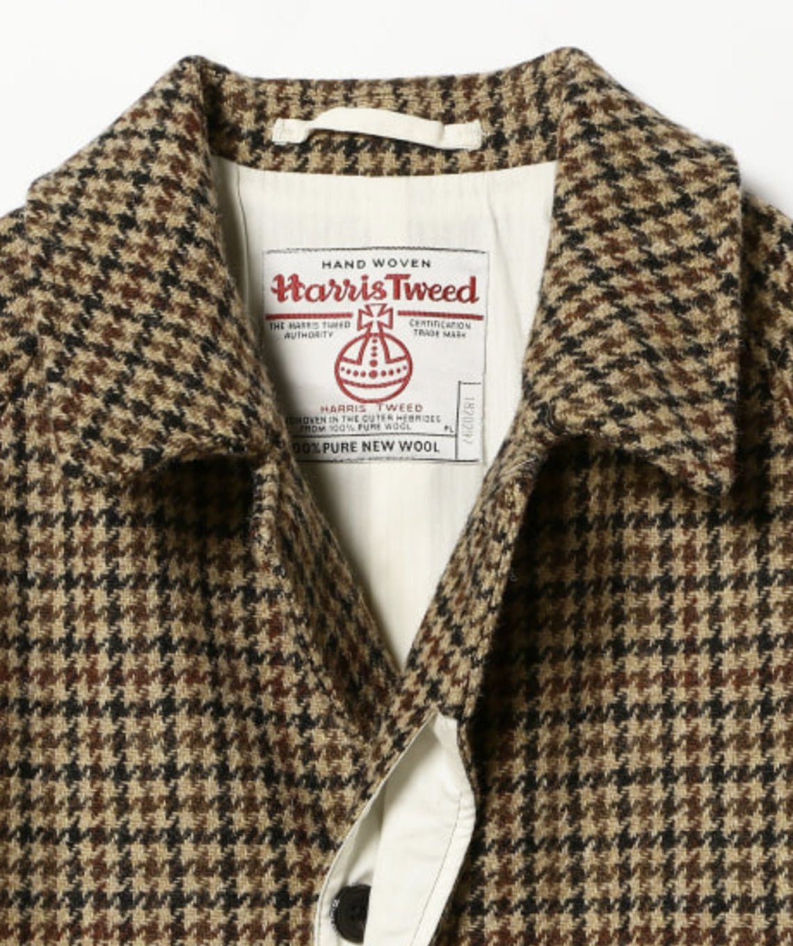 Collar Coat Harris Tweed