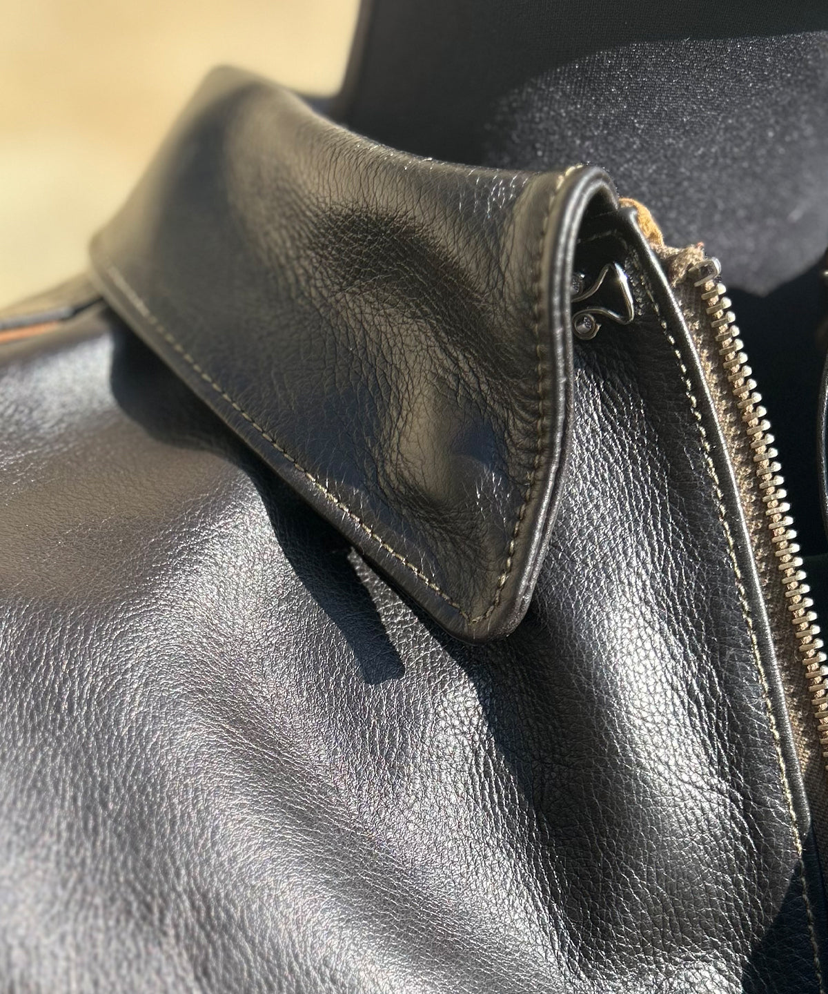 A-2 Arco Horsehide Dark Seal