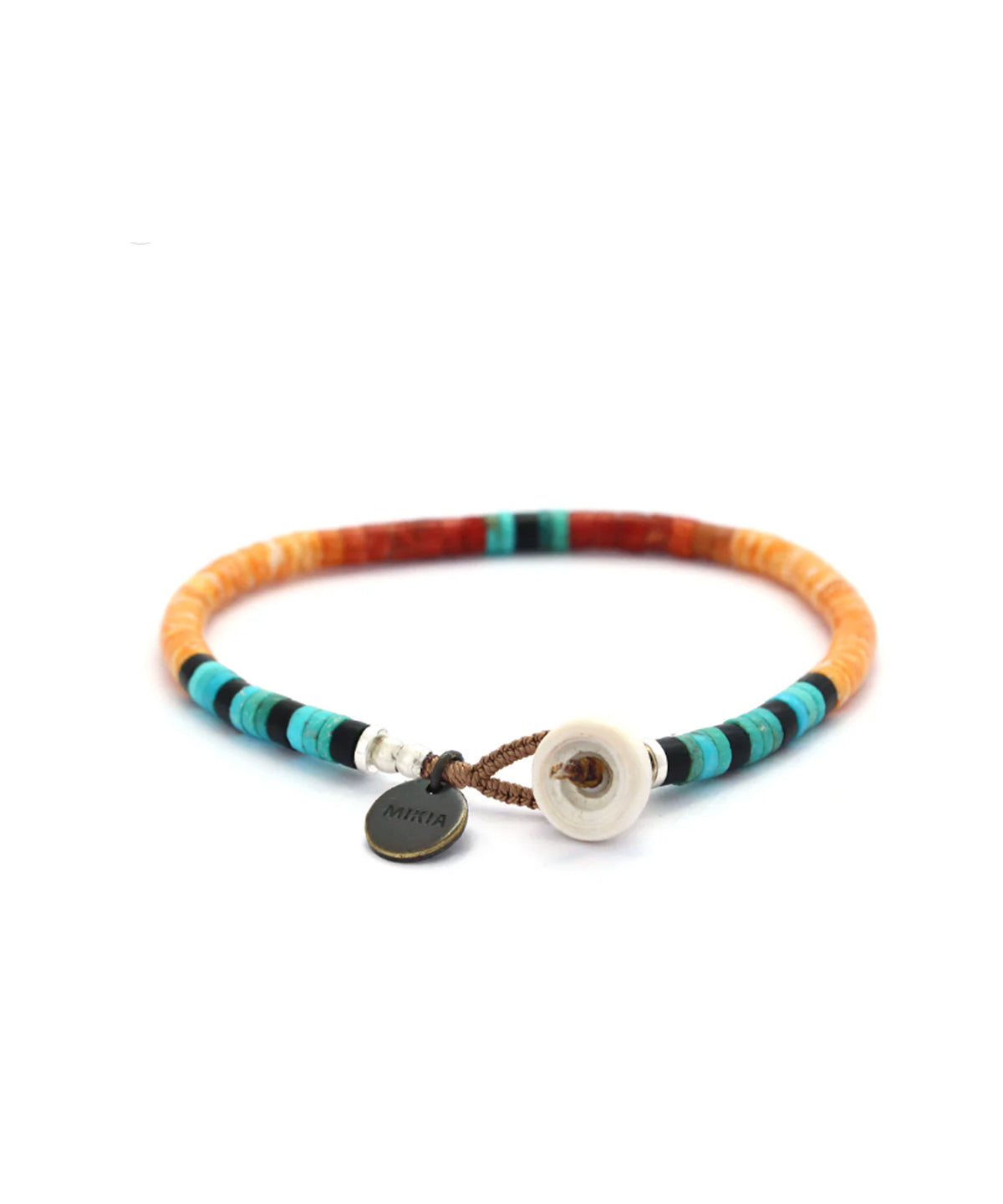 Heishi Coral Bracelet