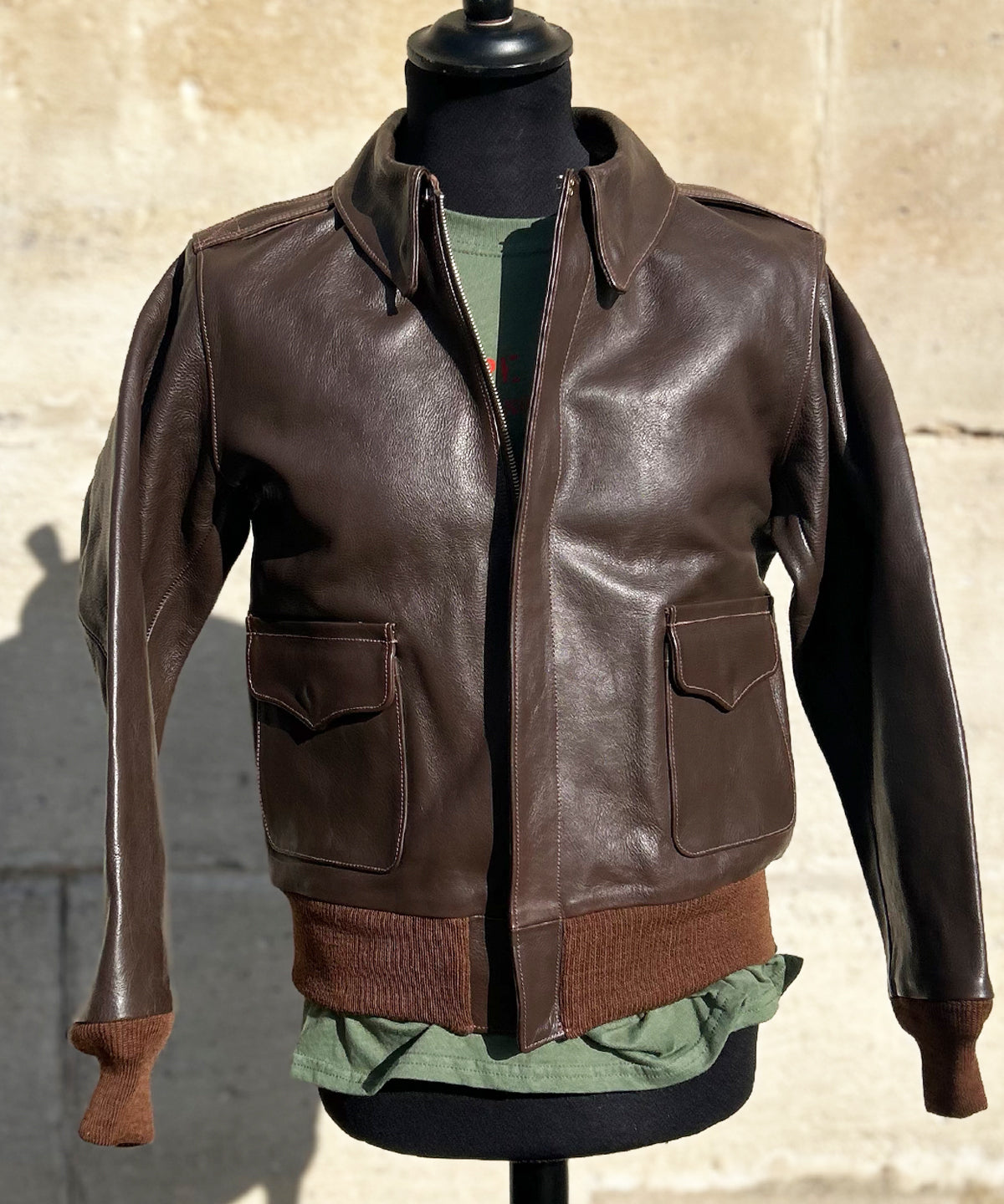 A-2 Star Horsehide Seal