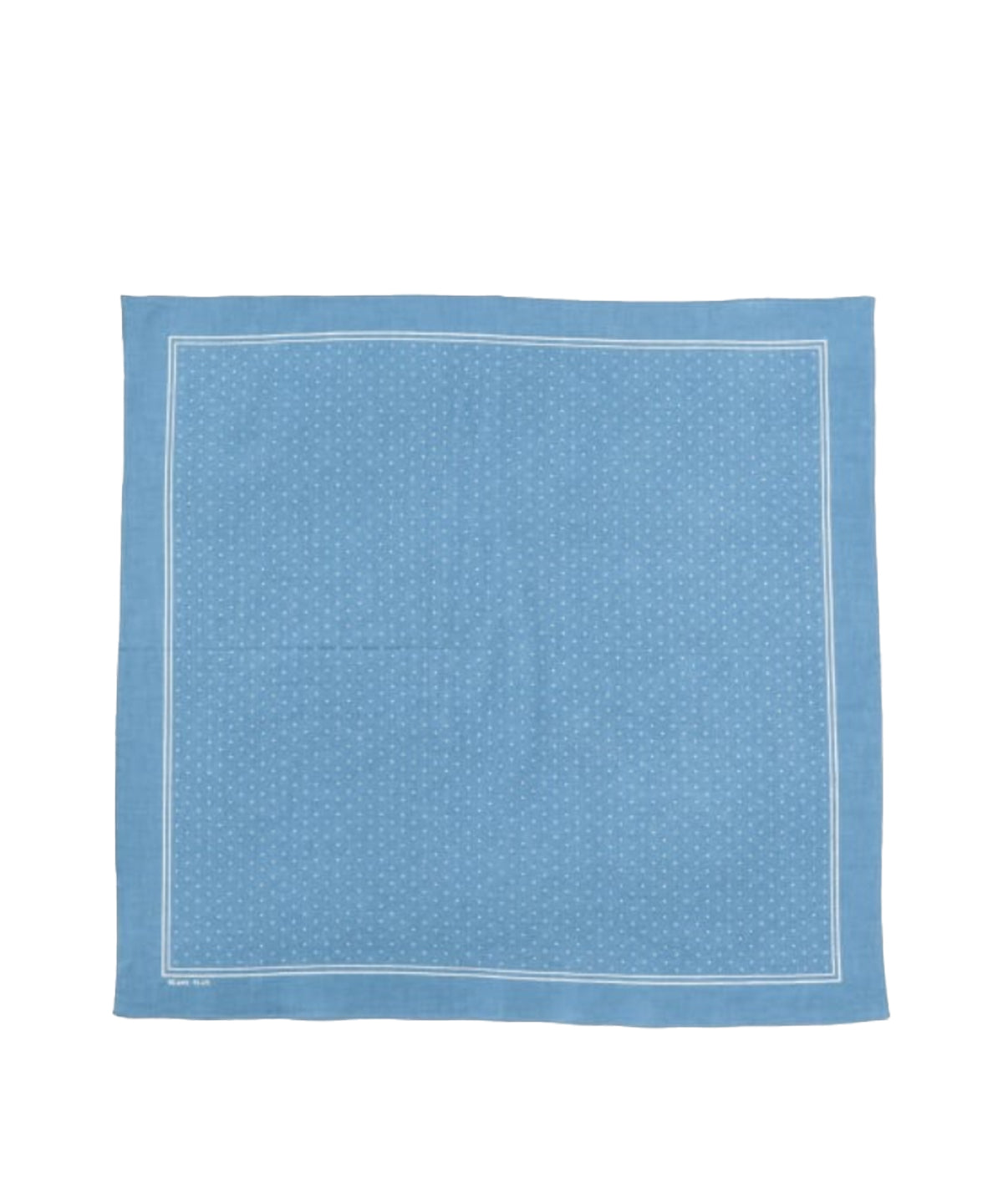 Light Blue Dot Bandana