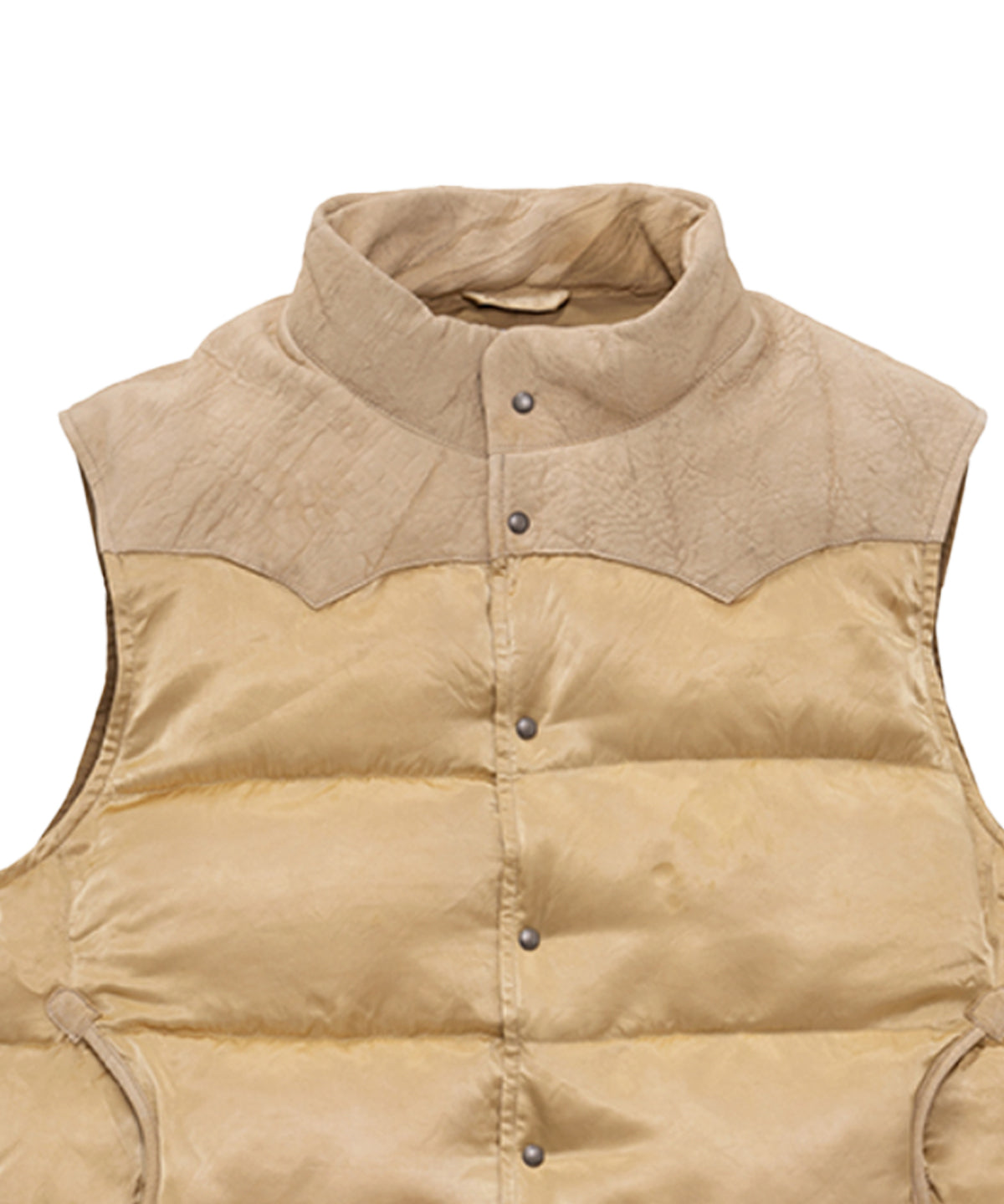 Colter Down Vest Gold