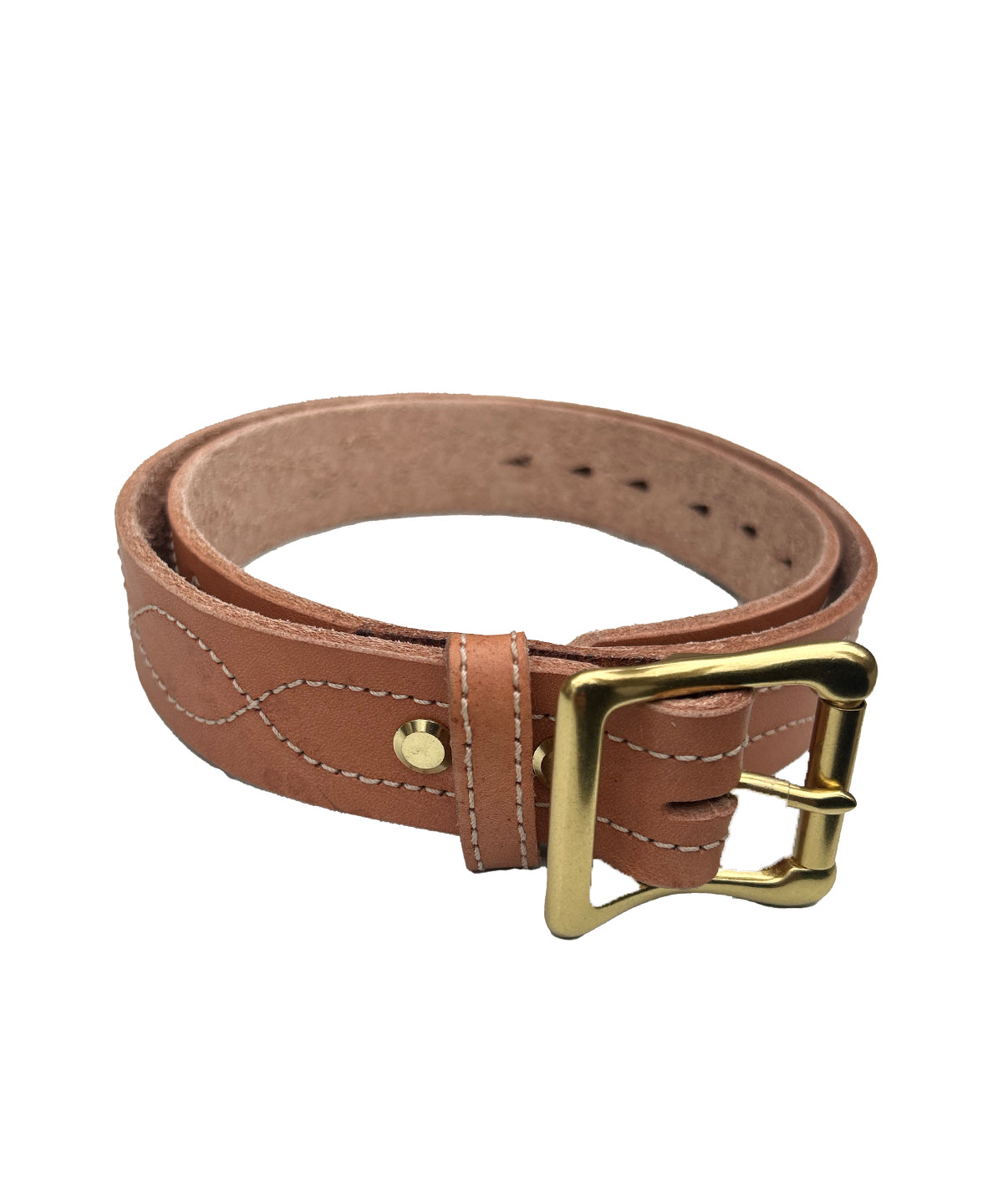 Embroidery Belt Natural