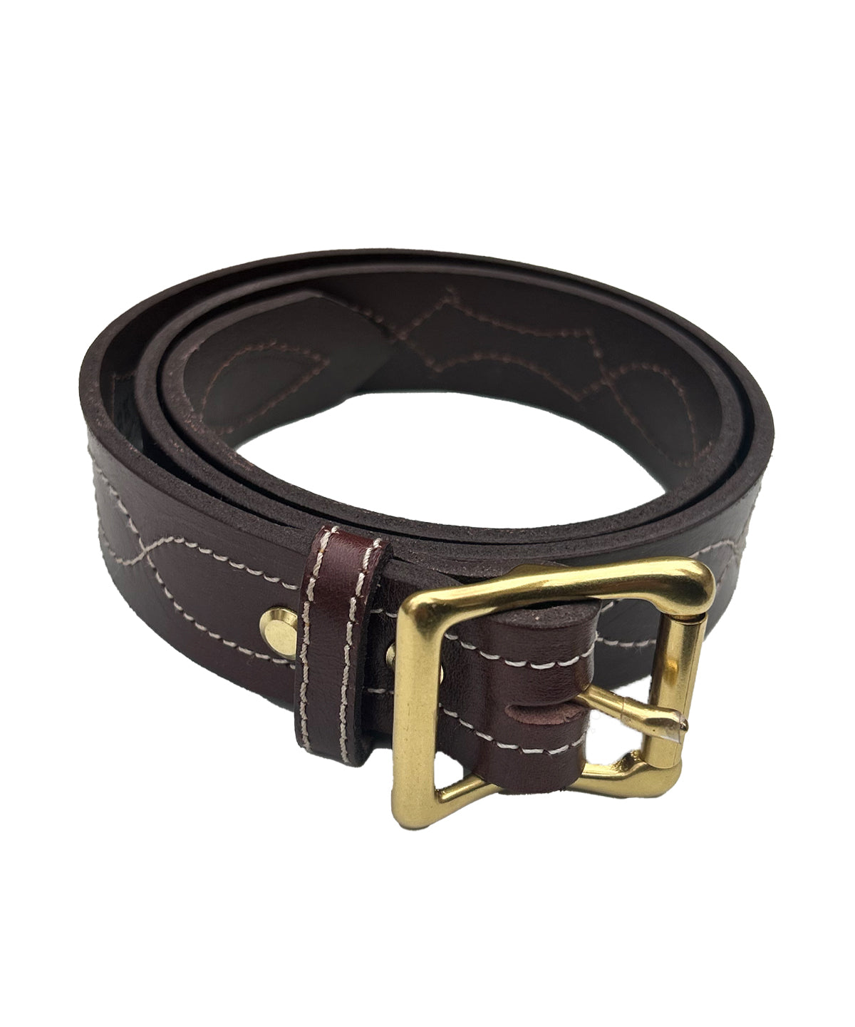 Brown Embroidery Belt