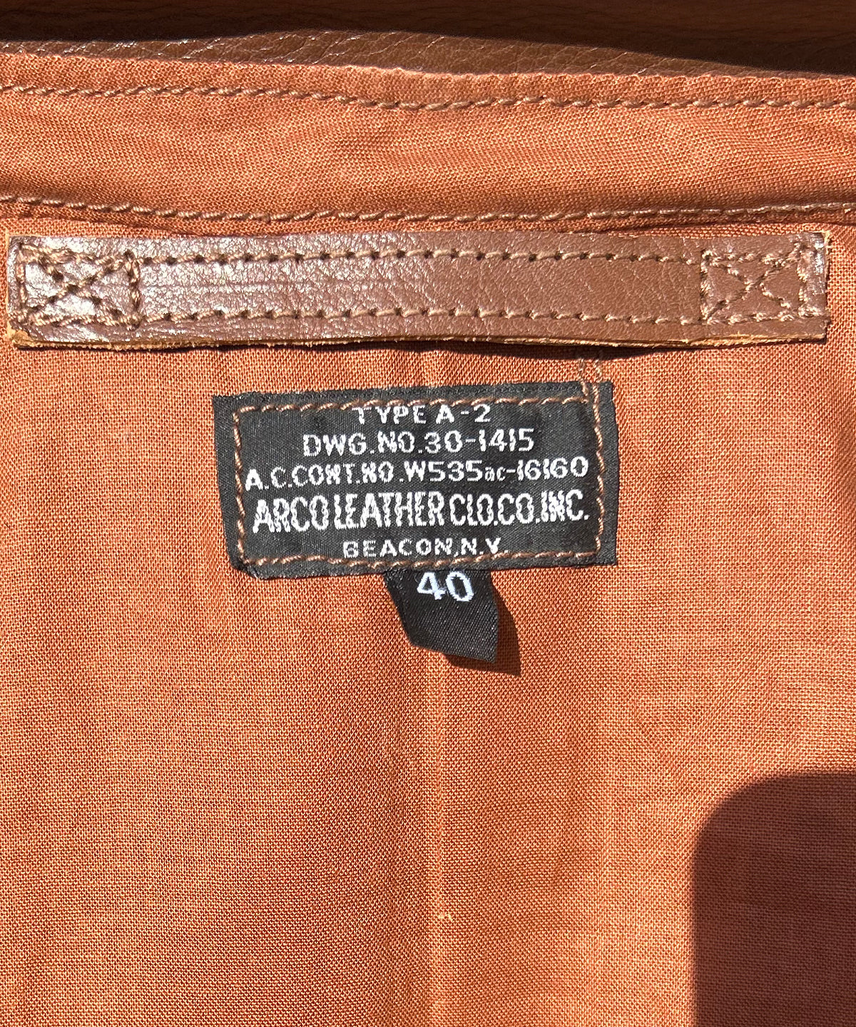A-2 Arco Horsehide Russet