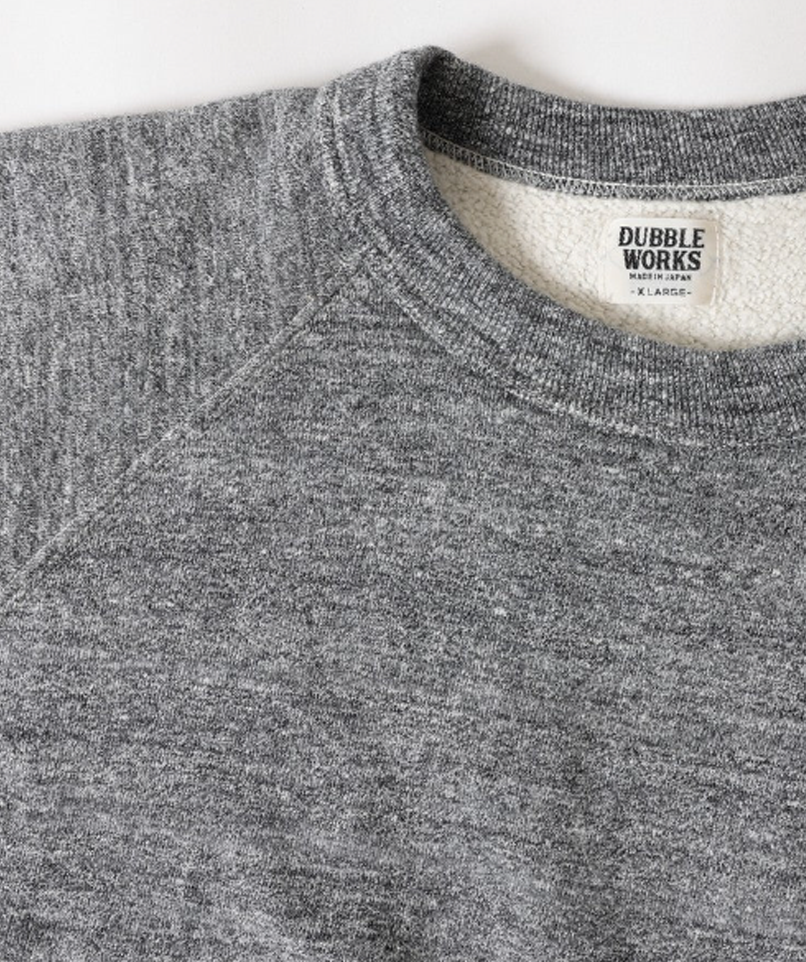 Loop wheel Sweatshirt Heather Charcoal