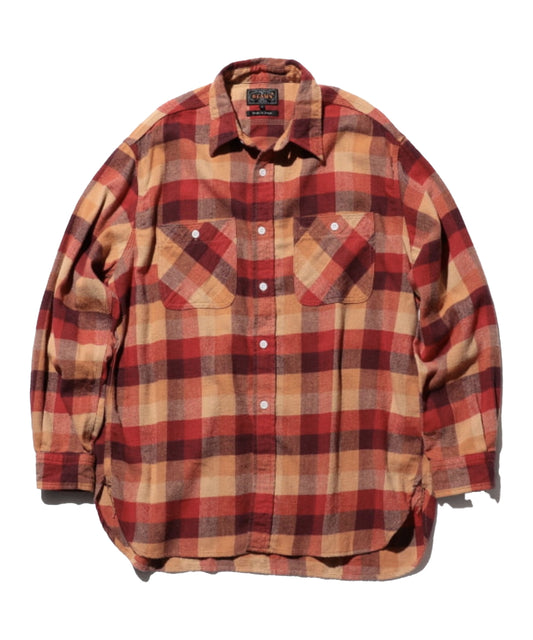 Work Flannel Shirt Red