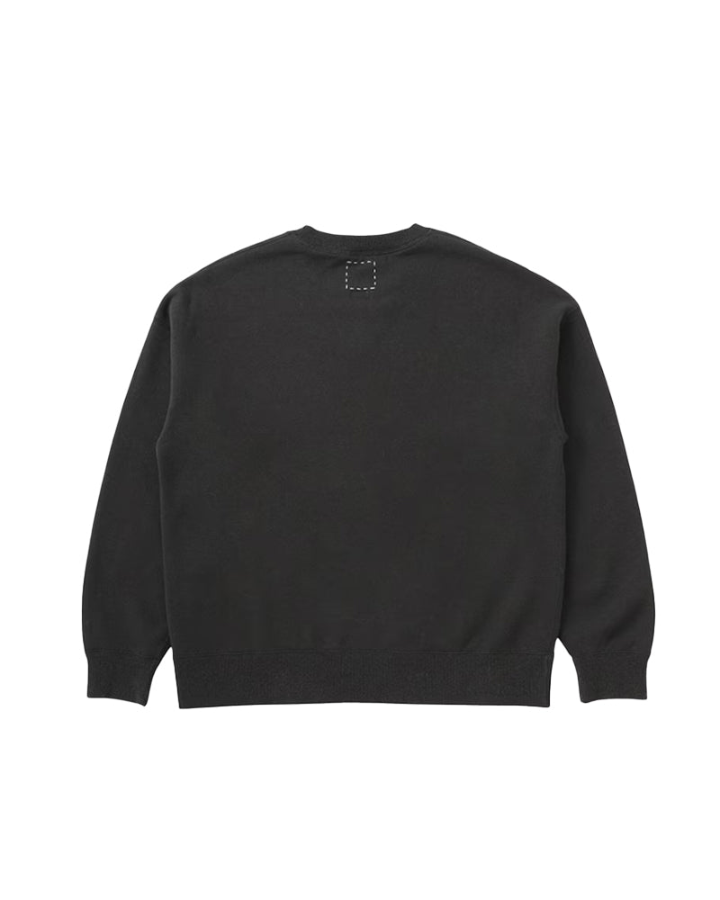 Jumbo sweat Fine wool Black