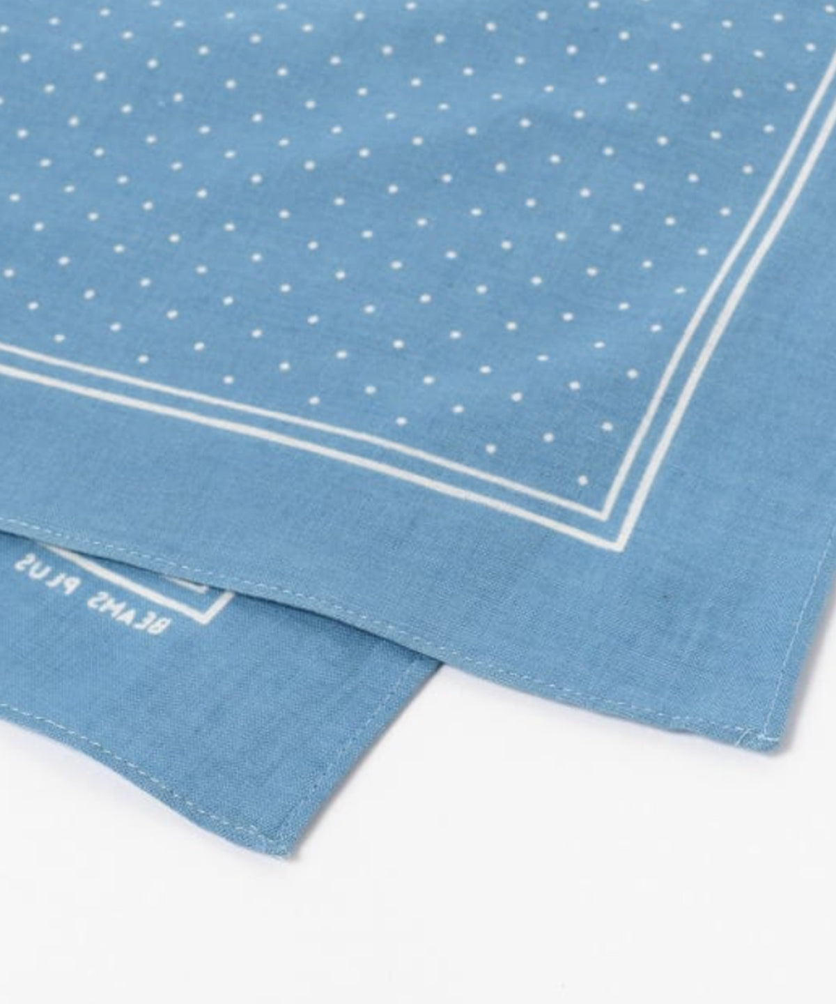 Light Blue Dot Bandana