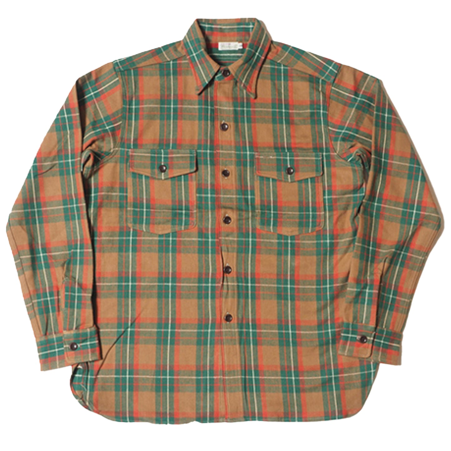 Flannel Shirt Brown / Green