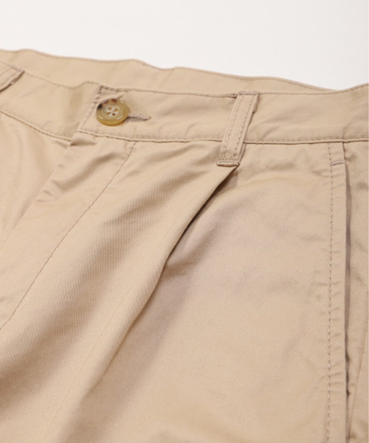 1 Pleat Twill Beige