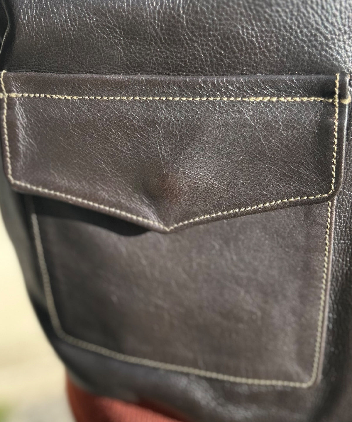 A-2 Arco Horsehide Dark Seal