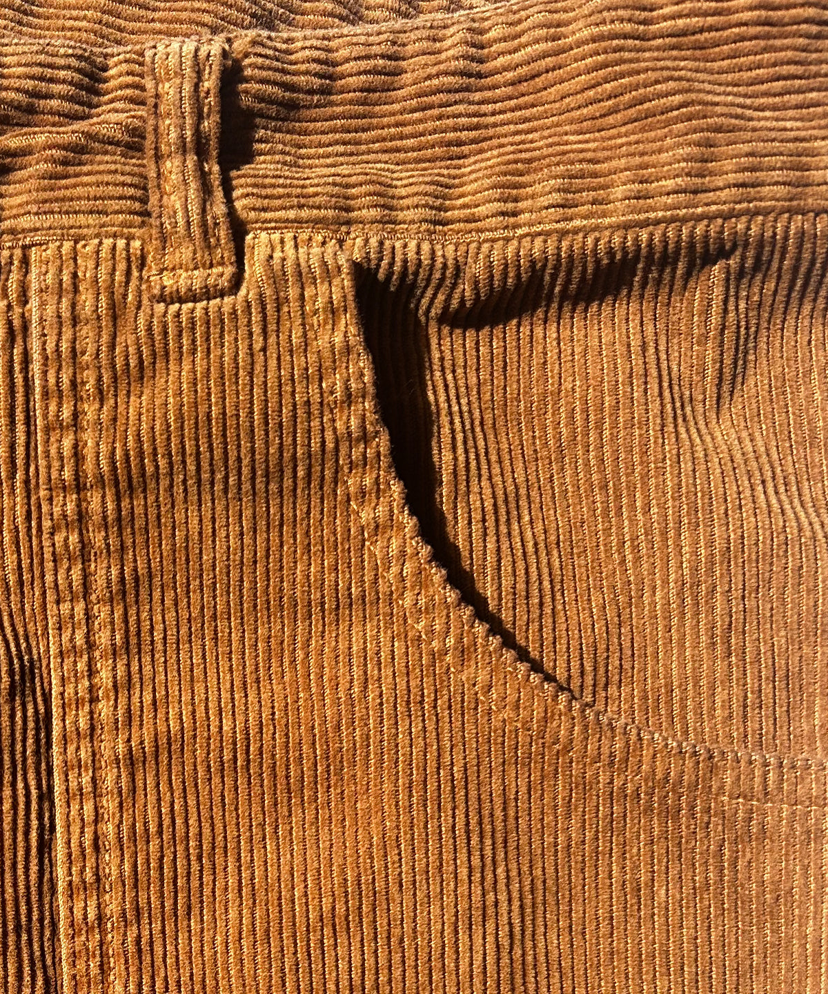 Corduroy Fatigue Short Brown