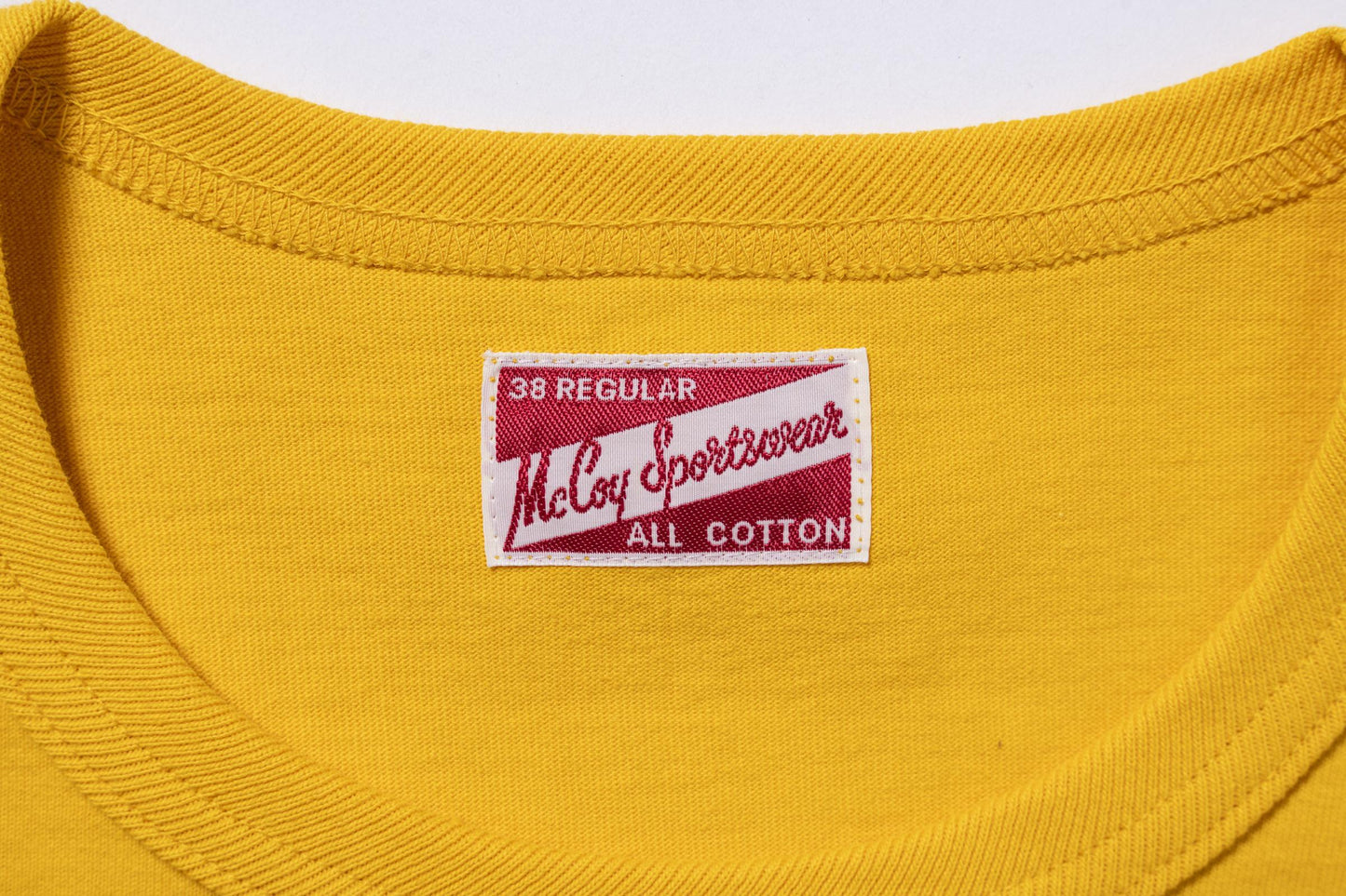 T-Shirt Pocket Tee Yellow Mccoy's