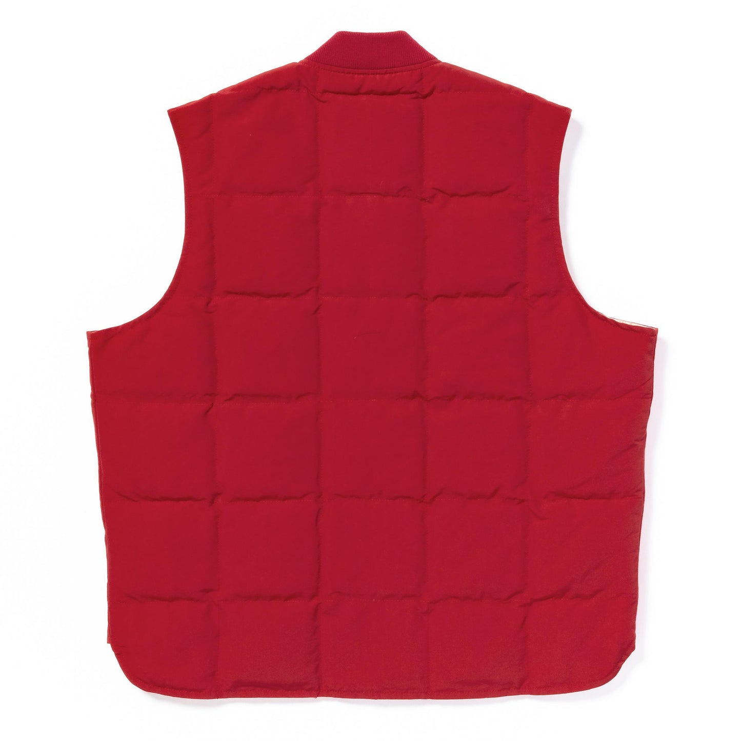 Nylon Down Vest Red