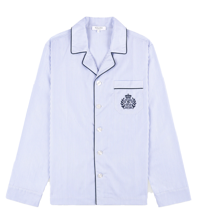 Blue Stripe Pajama Shirt